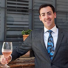 David Fainberg, Wine Director of bouchon Santa Barbara