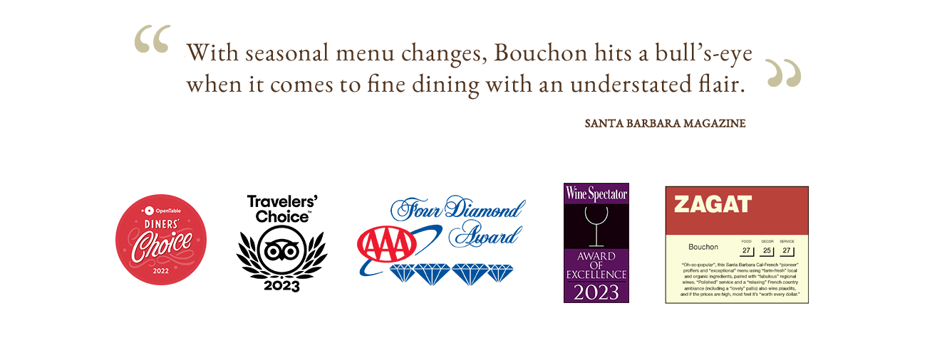 quotes from customers of bouchon Santa Barbara